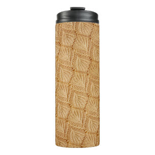 Spitzenstofftexturen Thermosbecher
