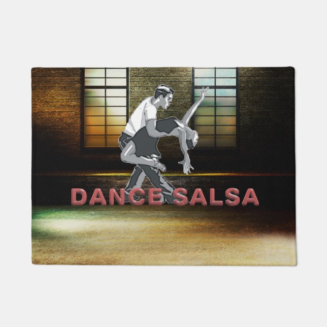SPITZENtanz-Salsa Fußmatte (Vorderseite)