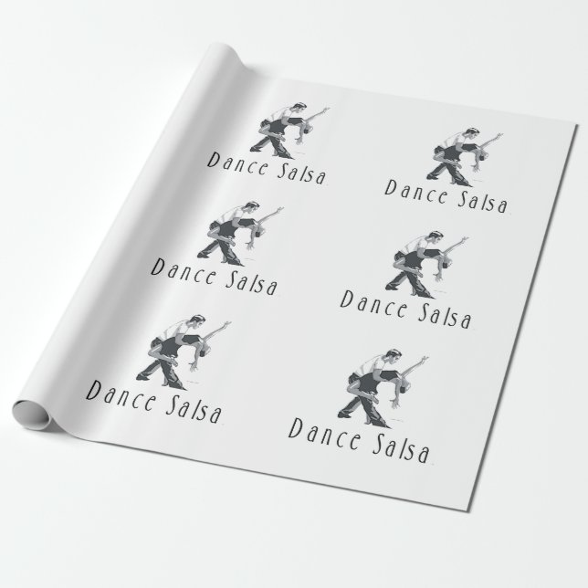 SPITZENtanz-Salsa Geschenkpapier (Ungerollt)