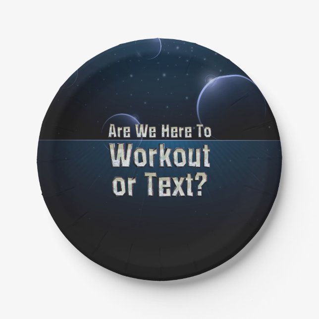 SPITZENTraining oder Text Pappteller (Vorderseite)