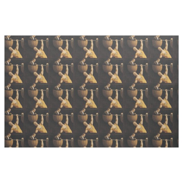 SPITZENweightlifting-alte Schule Stoff (Fat Quarter (45,7 x 55,9 cm))