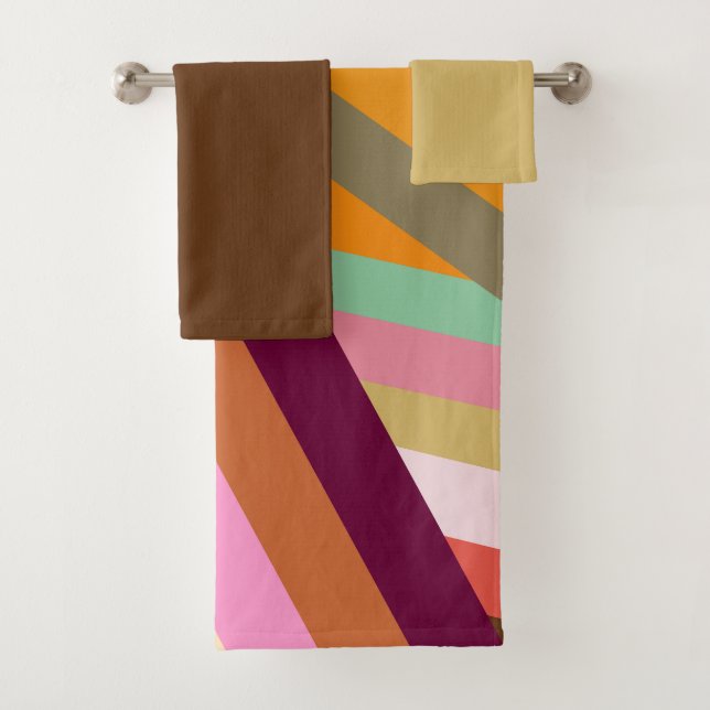 Spitzenwerte der 70er Jahre Badhandtuch Set (Insitu)