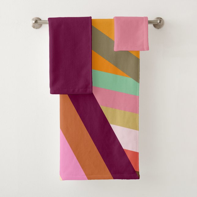 Spitzenwerte der 70er Jahre Badhandtuch Set (Insitu)