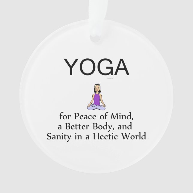 SPITZENyoga-Slogan Ornament (Vorderseite)