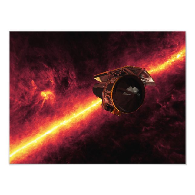 Spitzer gegen Infrarotstrahler gesehen 2 Fotodruck (Vorne)