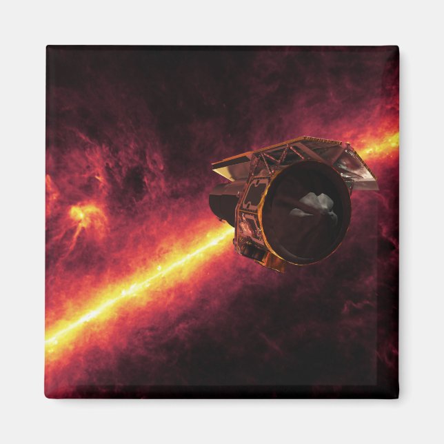 Spitzer gegen Infrarotstrahler gesehen 2 Magnet (Vorne)