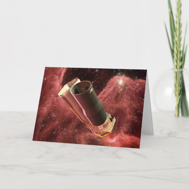Spitzer Space Telescope Jubiläum Karte (Vorderseite)