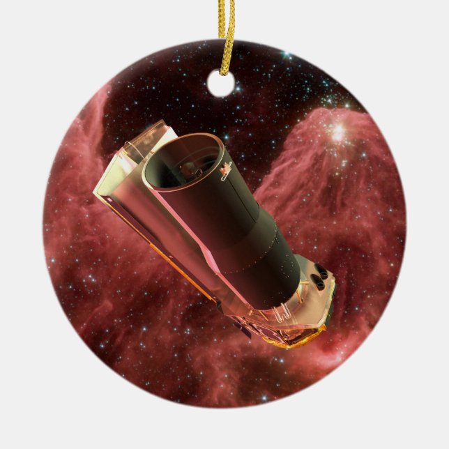 Spitzer Space Telescope Jubiläum Keramik Ornament (Vorne)