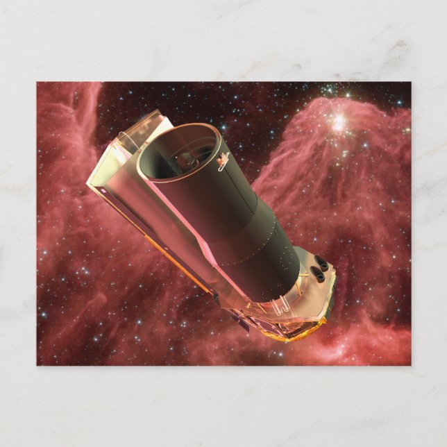 Spitzer Space Telescope Jubiläum Postkarte (Vorderseite)