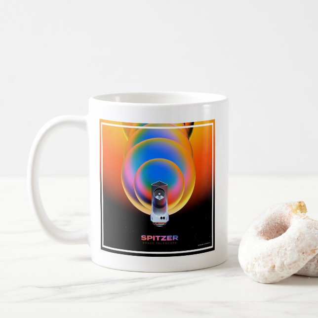 Spitzer Space Telescope Poster. Kaffeetasse (Mit Donut)