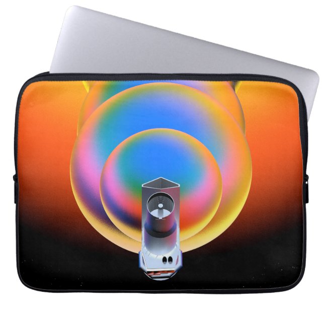 Spitzer Space Telescope Poster. Laptopschutzhülle (Vorderseite)