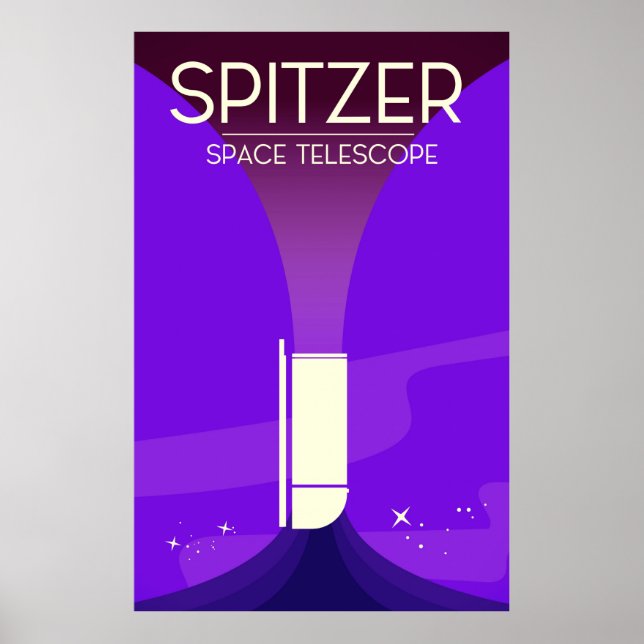 Spitzer Space Teleskop Poster (Vorne)