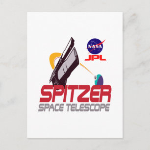 Spitzer Space Teleskop Postkarte