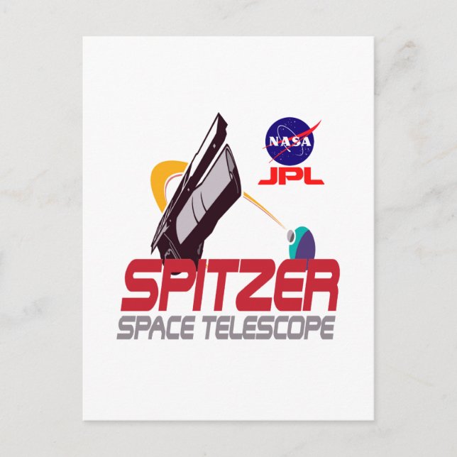 Spitzer Space Teleskop Postkarte (Vorderseite)