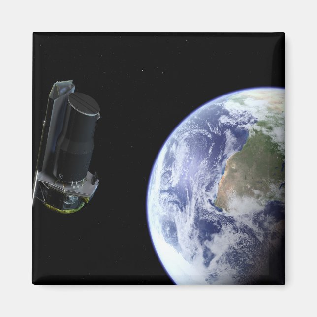 Spitzer startet kurz nach dem Start die Erde Magnet (Vorne)