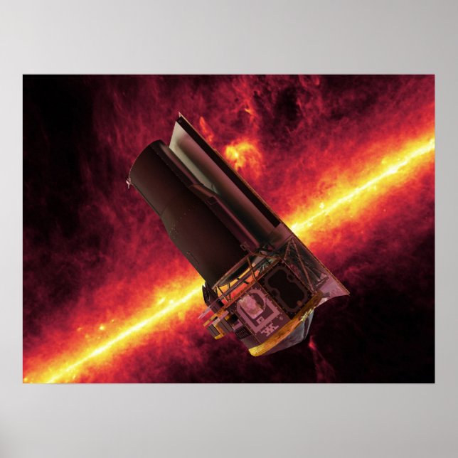 Spitzer-Weltraumteleskop der NASA Poster (Vorne)