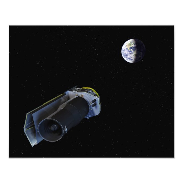 Spitzer zeigt seine Hochverstärkantenne Fotodruck (Vorne)