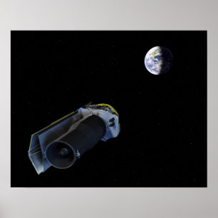 Spitzer zeigt seine Hochverstärkantenne Poster