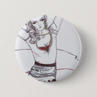 Spitzerock-Modeillustration Button