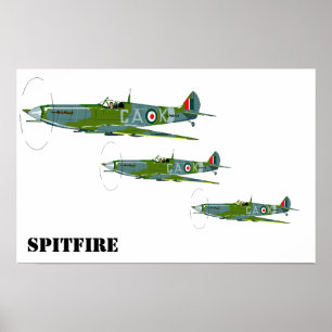 Spitzfeuerbildung Poster