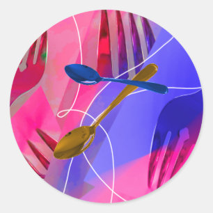 Spitzhacke Runder Aufkleber