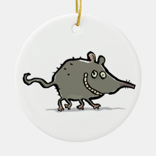 Spitzmaus Keramik Ornament
