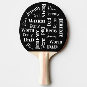Spitznamen personalisiert tischtennis schläger