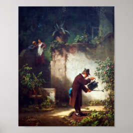 Spitzweg Carl - Der Gartenfreund - Deutsche Maler Poster