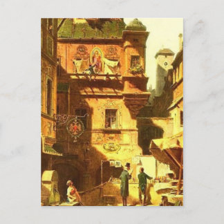 Spitzweg - Kunst und Wissenschaft Postkarte