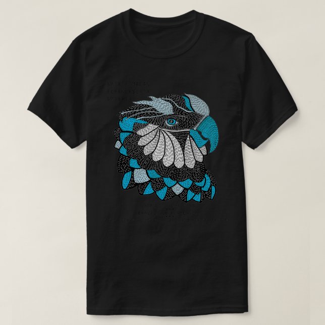 Spixx27s Macaw Cyanopsitta spixii T-Shirt (Design vorne)