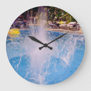 Splash 3 große wanduhr