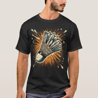 Splash Art Badminton Federball T-Shirt