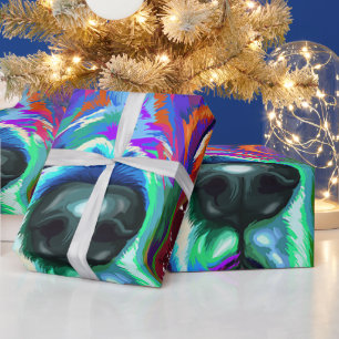 Splash Art Great Dane Puppy Lover Gifts Geschenkpapier