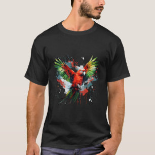 Splash Art Niedlich australische King Parrot Lover T-Shirt