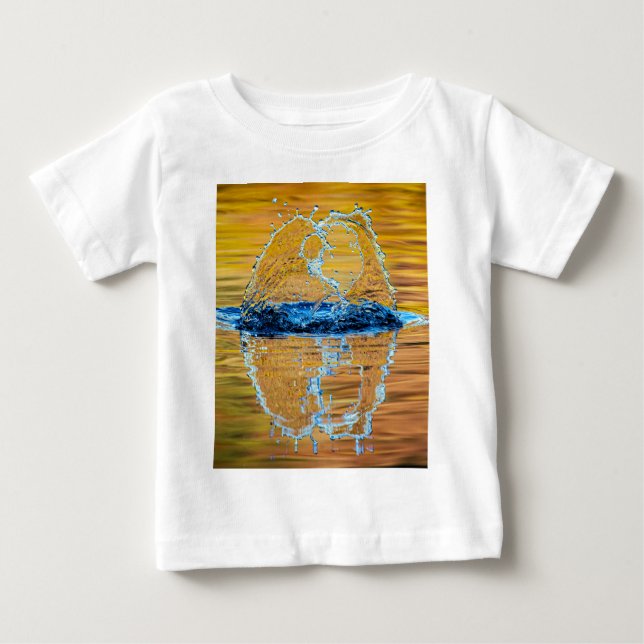 Splash auf einen Fall Abend Baby T-shirt (Vorderseite)