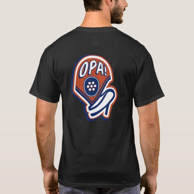 Splash Ball (OPA Cap) Dunkel T-Shirt (Rückseite)