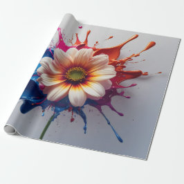 Splash Bloom Geschenkpapier