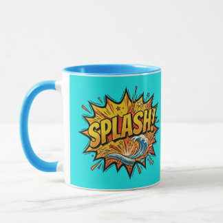 SPLASH Comic Book Hellblau Kombi-Tasse Tasse