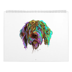 Splash Drahthaar Pointing Griffon Dog Kalender