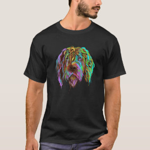 Splash Hund Drahthaar Pointing Griffon T-Shirt