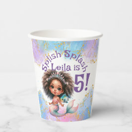 Splash Mermaid Party Paper Cups Pappbecher