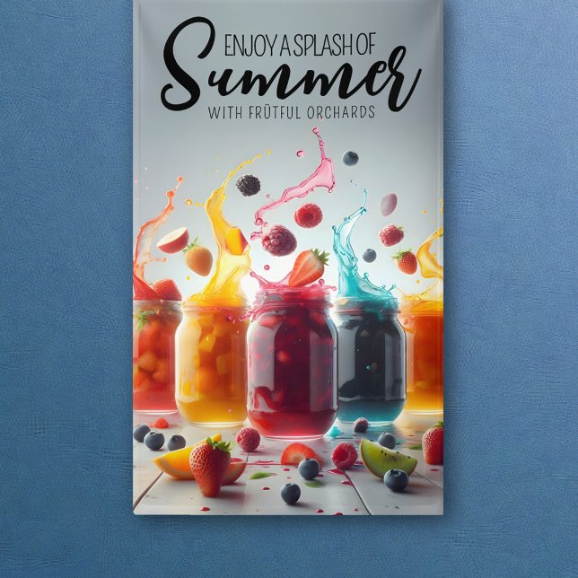 Splash of Summer Colorful Fruit Jams Banner (Splash of Summer Colorful Fruit Jams Banner Cover Photo)