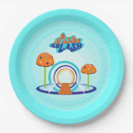 Splash Pad Birthday Pappteller