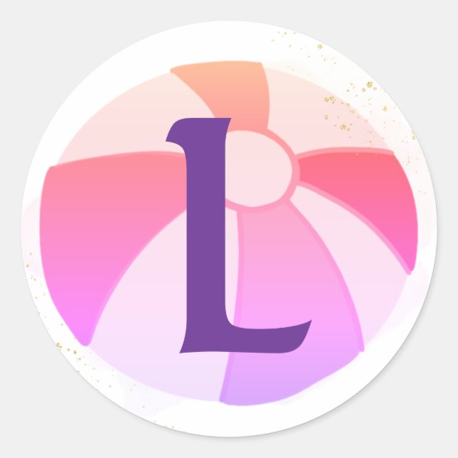 Splash Pool Party zum Geburtstag Runder Aufkleber (Vorderseite)