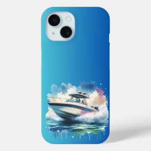 Splash Ride Watercolor Speedboat-Abenteuer Case-Mate iPhone Hülle
