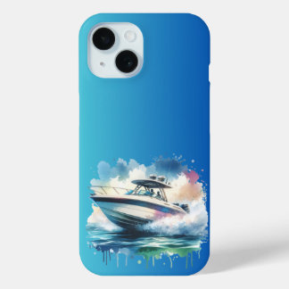 Splash Ride Watercolor Speedboat-Abenteuer Case-Mate iPhone Hülle