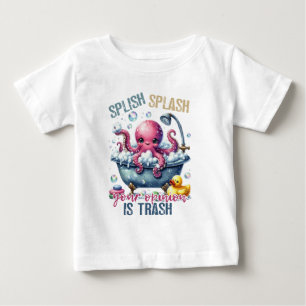 Splash Splash deine Meinung ist Müll  Baby T-shirt
