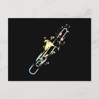 Splash Trombone Postkarte