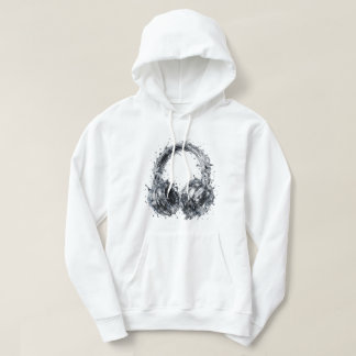 Splash Water Kopfhörer Fluid Audio Music Art Hoodie