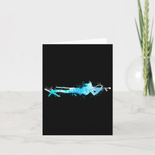 Splash Wintersport Biathlon Lying Biathlete Karte